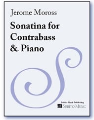 Sonatina for Contrabass and Piano cover